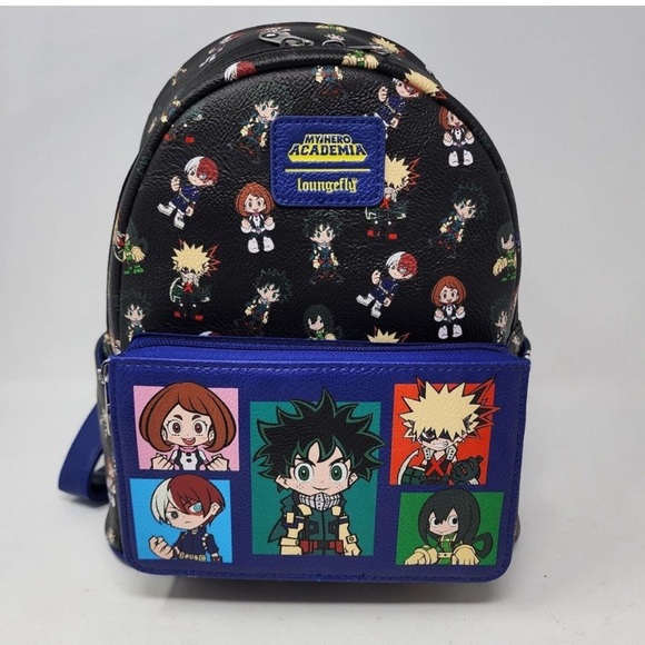 Loungefly My Hero Academia Character Mini Backpack Bookbag EXCLUSIVE - Picture 1 of 10